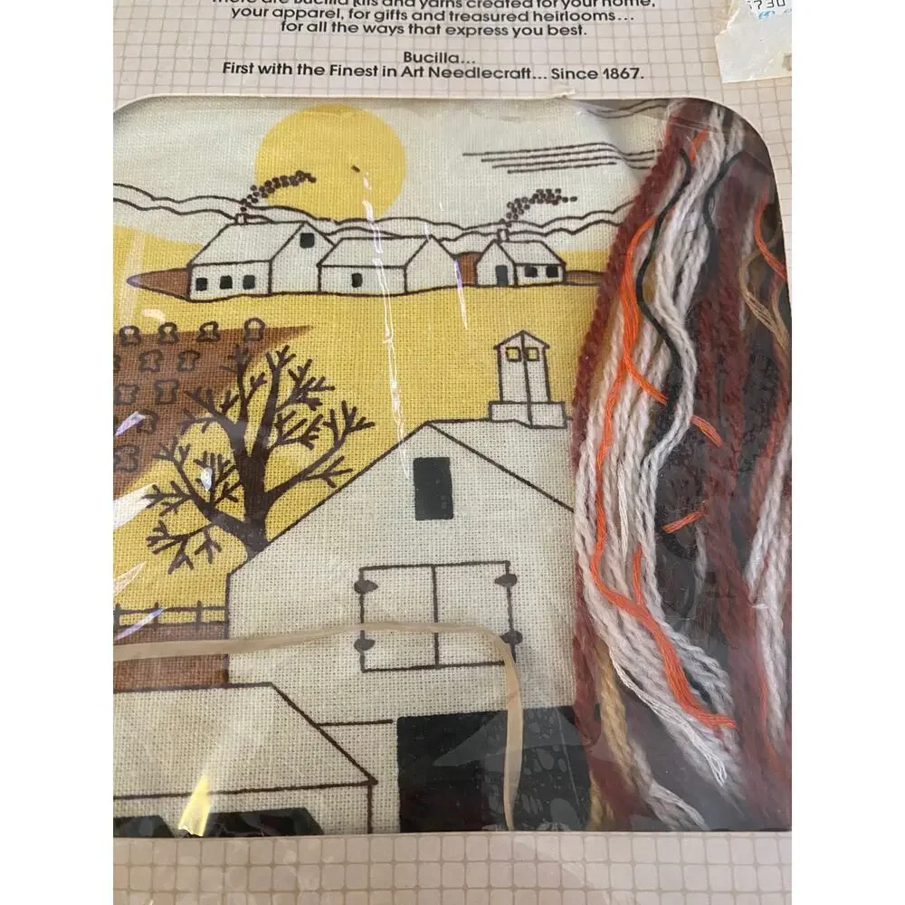 Bucilla Vintage Stitchery Crewel Kit 